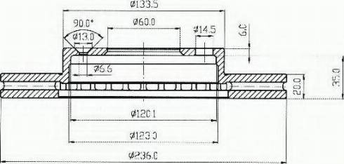 VEMA 98019 - Bremžu diski ps1.lv