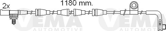 VEMA 117471 - Indikators, Bremžu uzliku nodilums ps1.lv