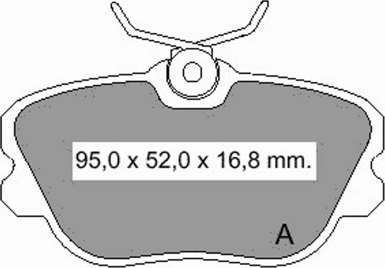 VEMA 834010 - Bremžu uzliku kompl., Disku bremzes ps1.lv