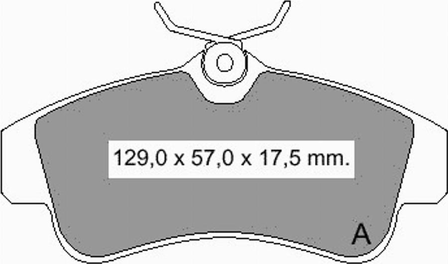 VEMA 834130 - Bremžu uzliku kompl., Disku bremzes ps1.lv