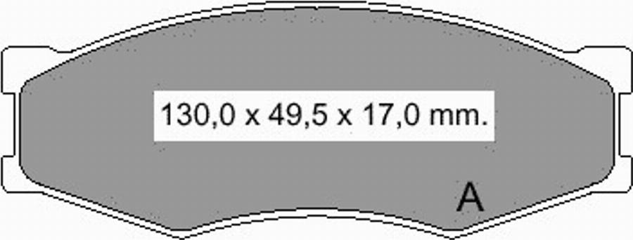 VEMA 835141 - Bremžu uzliku kompl., Disku bremzes ps1.lv