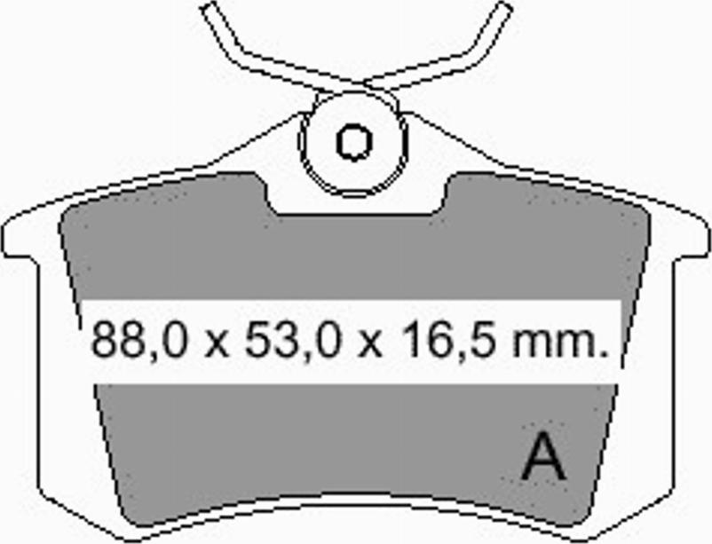 VEMA 833481 - Bremžu uzliku kompl., Disku bremzes ps1.lv