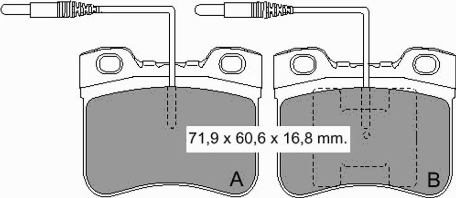 VEMA 833700 - Bremžu uzliku kompl., Disku bremzes ps1.lv