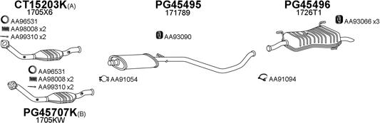 Veneporte 450510 - Izplūdes gāzu sistēma ps1.lv