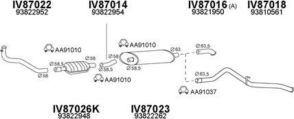 Veneporte 870020 - Izplūdes gāzu sistēma ps1.lv