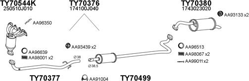 Veneporte 700138 - Izplūdes gāzu sistēma ps1.lv