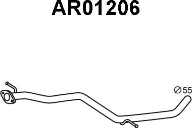 Veneporte AR01206 - Izplūdes caurule ps1.lv