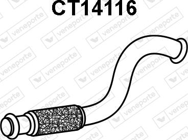 Veneporte CT14116 - Izplūdes caurule ps1.lv