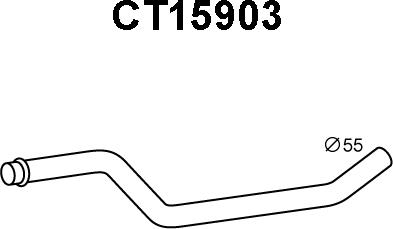 Veneporte CT15903 - Izplūdes caurule ps1.lv