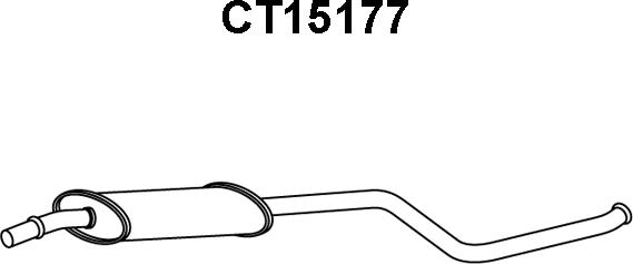 Veneporte CT15177 - Vidējais izpl. gāzu trokšņa slāpētājs ps1.lv