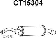 Veneporte CT15304 - Izplūdes gāzu trokšņa slāpētājs (pēdējais) ps1.lv