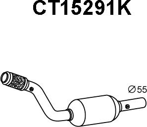 Veneporte CT15291K - Katalizators ps1.lv