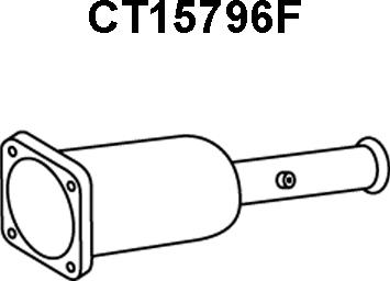 Veneporte CT15796F - Nosēdumu / Daļiņu filtrs, Izplūdes gāzu sistēma ps1.lv