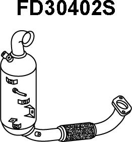 Veneporte FD30402S - Nosēdumu / Daļiņu filtrs, Izplūdes gāzu sistēma ps1.lv