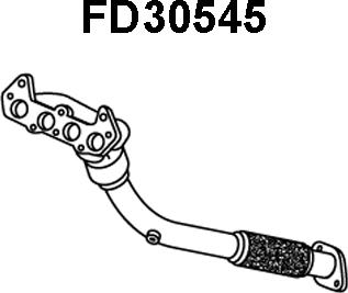 Veneporte FD30545 - Izplūdes caurule ps1.lv