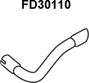 Veneporte FD30110 - Izplūdes caurule ps1.lv