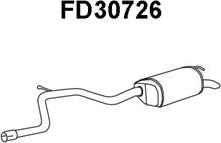 Veneporte FD30726 - Izplūdes gāzu trokšņa slāpētājs (pēdējais) ps1.lv