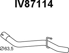 Veneporte IV87114 - Izplūdes caurule ps1.lv