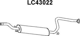 Veneporte LC43022 - Izplūdes gāzu priekšslāpētājs ps1.lv