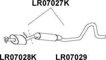 Veneporte LR07029 - Izplūdes gāzu priekšslāpētājs ps1.lv