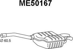 Veneporte ME50167 - Izplūdes gāzu trokšņa slāpētājs (pēdējais) ps1.lv