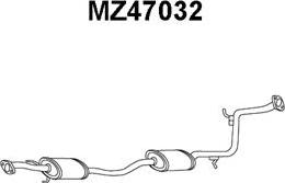 Veneporte MZ47032 - Izplūdes gāzu priekšslāpētājs ps1.lv