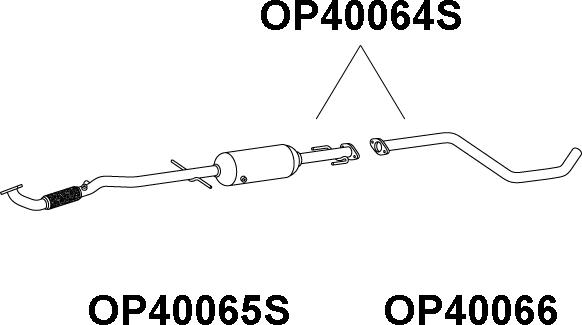 Veneporte OP40064S - Nosēdumu / Daļiņu filtrs, Izplūdes gāzu sistēma ps1.lv