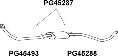 Veneporte PG45493 - Izplūdes caurule ps1.lv