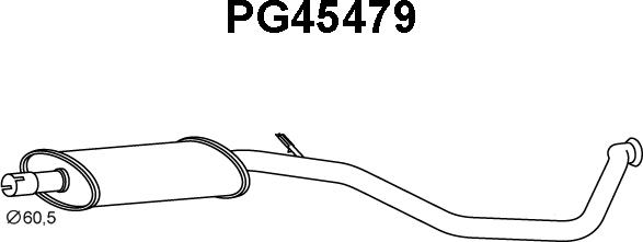Veneporte PG45479 - Izplūdes gāzu priekšslāpētājs ps1.lv