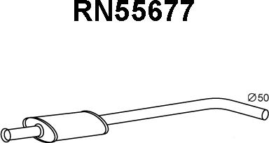Veneporte RN55677 - Izplūdes gāzu priekšslāpētājs ps1.lv
