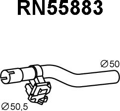 Veneporte RN55883 - Izplūdes caurule ps1.lv