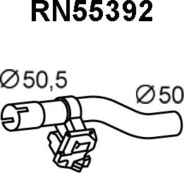 Veneporte RN55392 - Izplūdes caurule ps1.lv