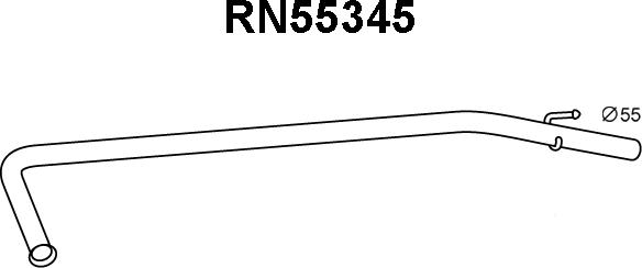 Veneporte RN55345 - Izplūdes caurule ps1.lv