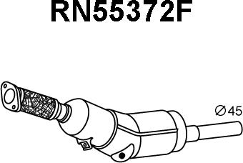 Veneporte RN55372F - Nosēdumu / Daļiņu filtrs, Izplūdes gāzu sistēma ps1.lv