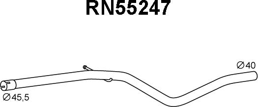Veneporte RN55247 - Izplūdes caurule ps1.lv