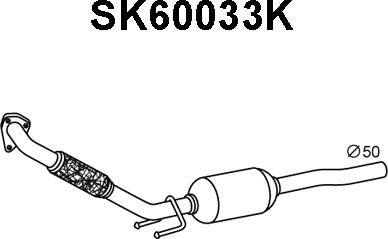 Veneporte SK60033K - Katalizators ps1.lv