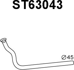 Veneporte ST63043 - Izplūdes caurule ps1.lv