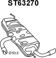 Veneporte ST63270 - Izplūdes gāzu trokšņa slāpētājs (pēdējais) ps1.lv