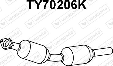 Veneporte TY70206K - Katalizators ps1.lv
