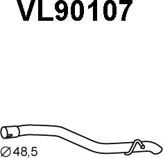 Veneporte VL90107 - Izplūdes caurule ps1.lv