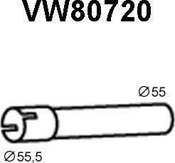 Veneporte VW80720 - Izplūdes caurule ps1.lv