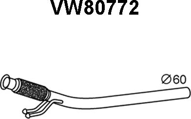 Veneporte VW80772 - Izplūdes caurule ps1.lv