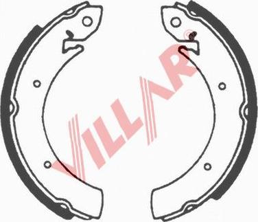 Villar 629.0595 - Bremžu loku komplekts ps1.lv