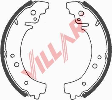 Villar 629.0544 - Bremžu loku komplekts ps1.lv