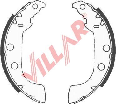 Villar 629.0569 - Bremžu loku komplekts ps1.lv