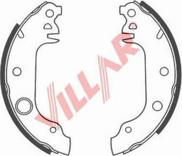 Villar 629.0528 - Bremžu loku komplekts ps1.lv