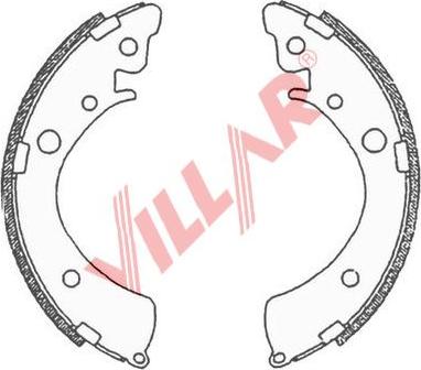 Villar 629.0697 - Bremžu loku komplekts ps1.lv