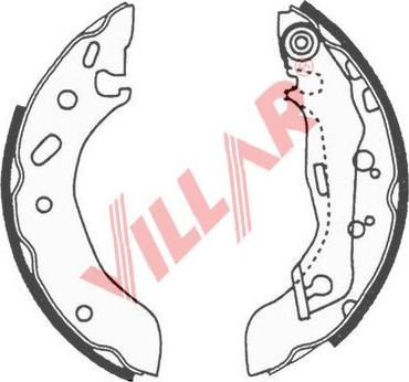 Villar 629.0656 - Bremžu loku komplekts ps1.lv