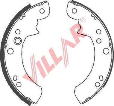 Villar 629.0653 - Bremžu loku komplekts ps1.lv