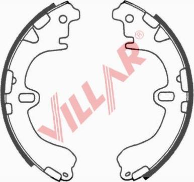 Villar 629.0661 - Bremžu loku komplekts ps1.lv